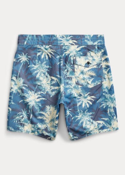 Men's Ralph Lauren Palm Tree-Print Twill Shorts | 463028JUG